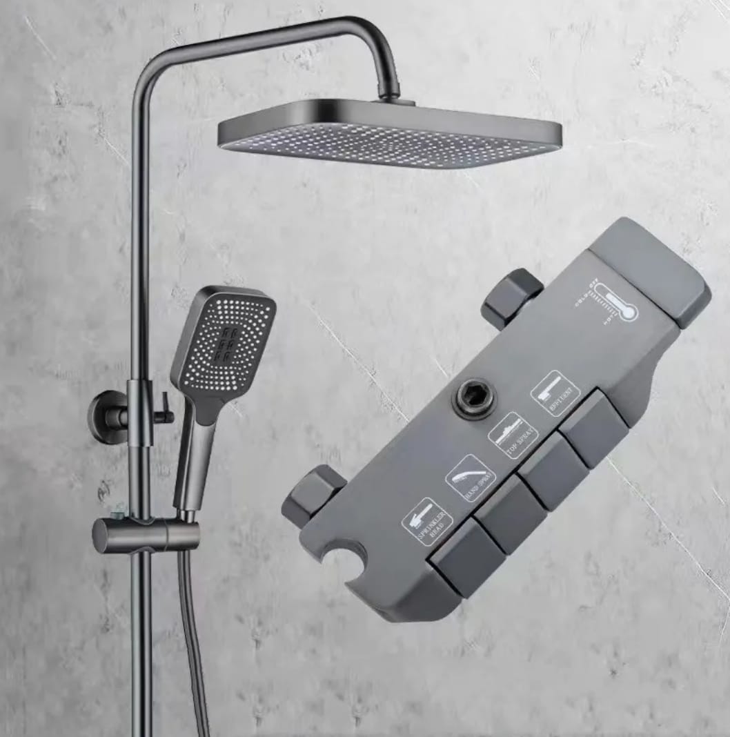 Piano Shower Set Digital 9 Pieces Complete Set